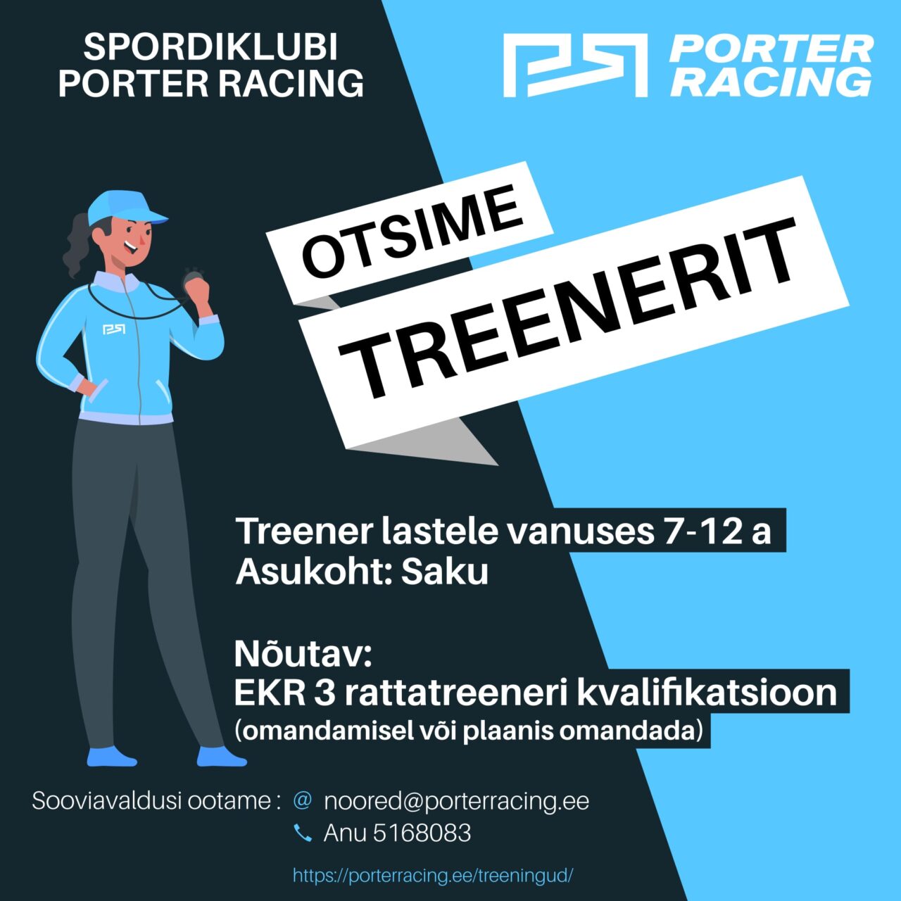 Porter Racing otsib treenerit