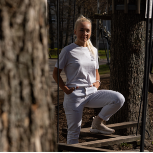 Unisex T-Särk "Olen õigel teel" valge