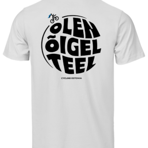 Unisex T-Särk "Olen õigel teel" valge