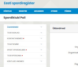 1. septembril algas Eesti spordiregistris iga-aastane andmete uuendamine. 1. septembrist kuni 31. oktoobrini on oma andmeid uuendama oodatud kõik Eesti spordire