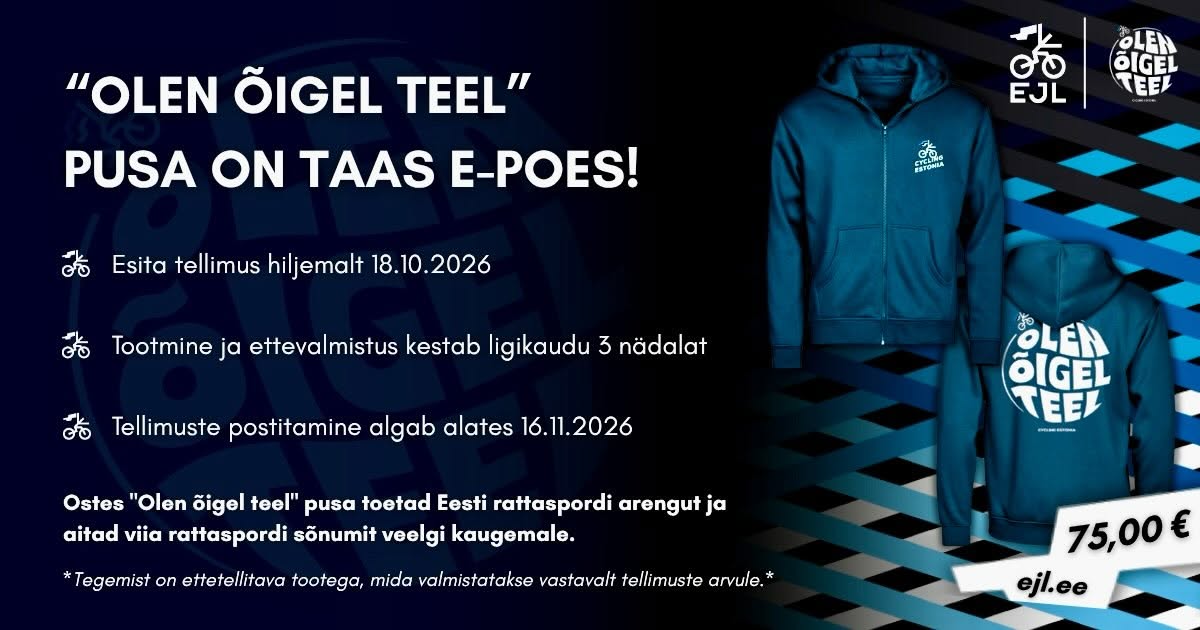 “Olen õigel teel” tähendab meie jaoks palju enamat kui lihtsalt rattaga sõitmist. See on usk oma eesmärkidesse, järjepidevus, areng ja rõõm liikumisest. Olgu si